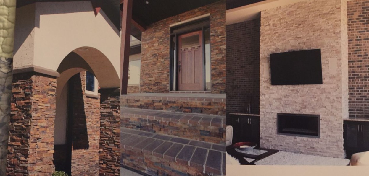 diseño exterior con piedras de lajas Puebla