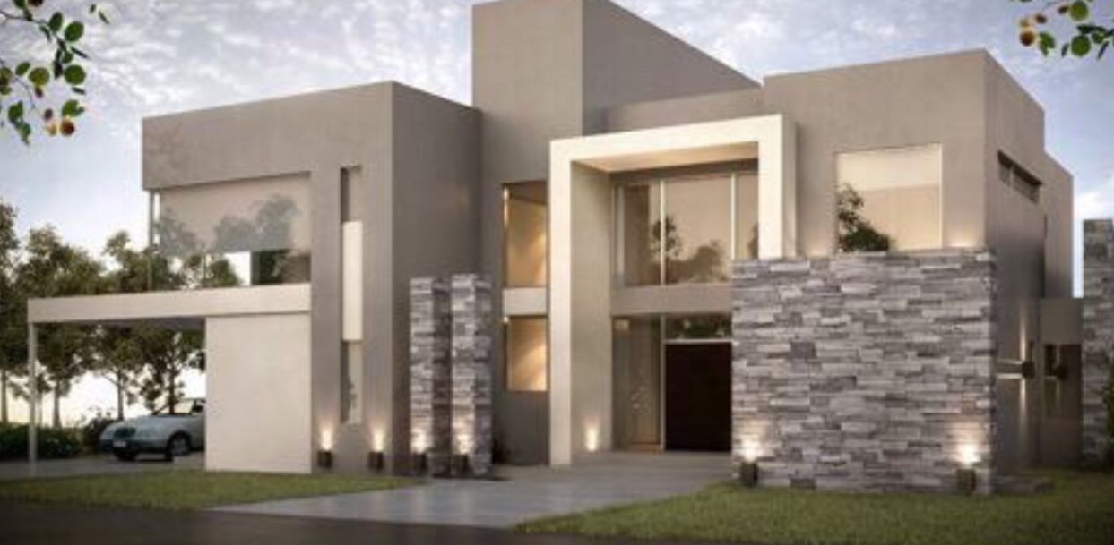 residencia con piedra de laja natural puebla